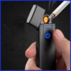 Usb Rechargeable Lighter Touch Induction Heating Wire Cigarette Lighter Windproof Lighter_Multicolour (DS)